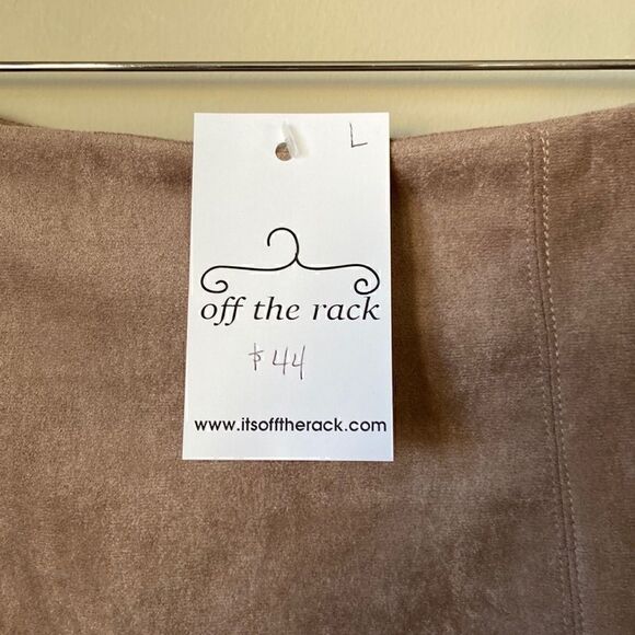 NWT She and Sky Suede Mini Skirt - Picture 8 of 11